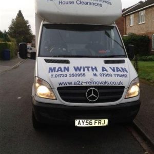 man with van from front